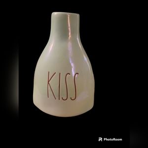 Rae Dunn “KISS” Bud Vase
